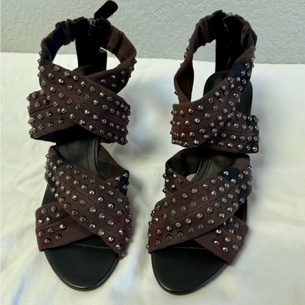 Burberry PRORSUM Studded Brown Women's heels